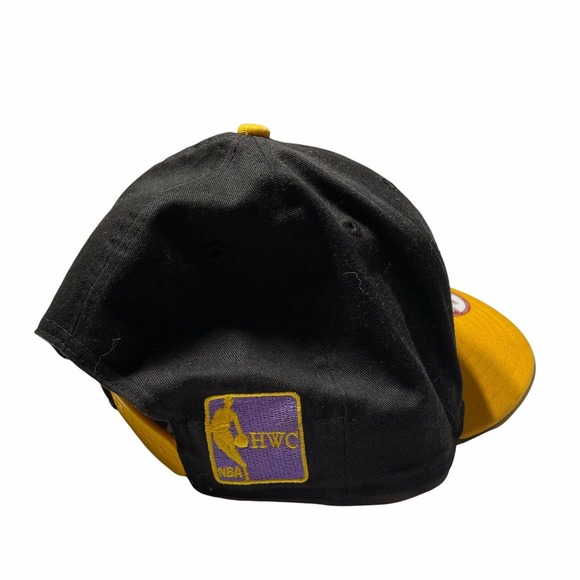 New Era Los Angeles Lakers Black Yellow‎ Snapback 9Fifty Hat Cap - Picture 3 of 5